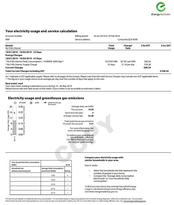 Compare Energy Bills AGL Origin Red Energy More Canstar Blue