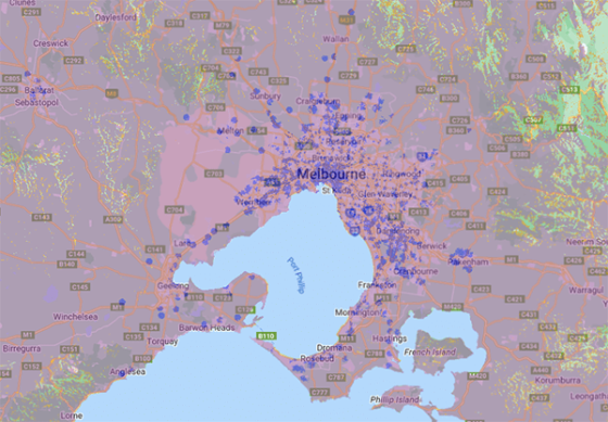 Optus 5G coverage Melbourne