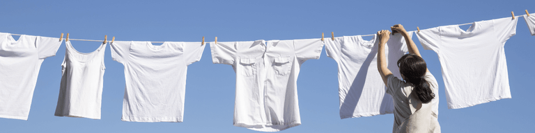 How to wash white clothes & keep them white