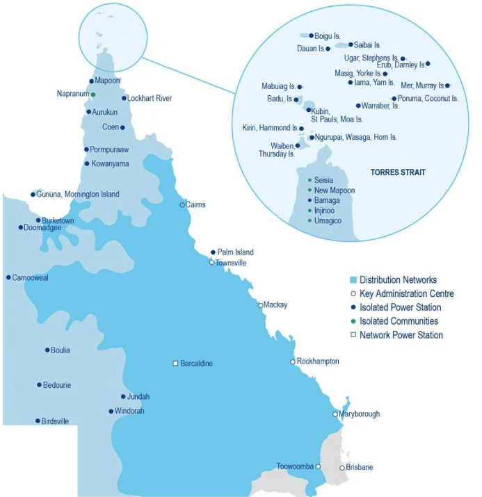 Electricity regional QLD