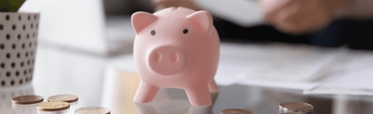 Piggy bank by electricity bill