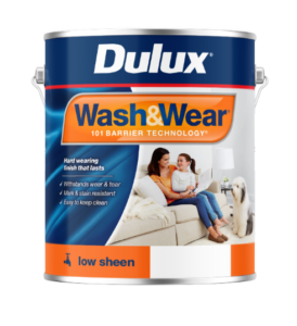 Dulux paint can wash and wear