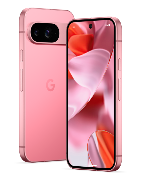 Google Pixel 9 in peony.