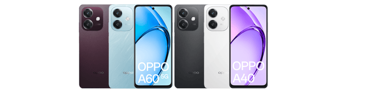 OPPO A60 5G and OPPO A40 cheap phones