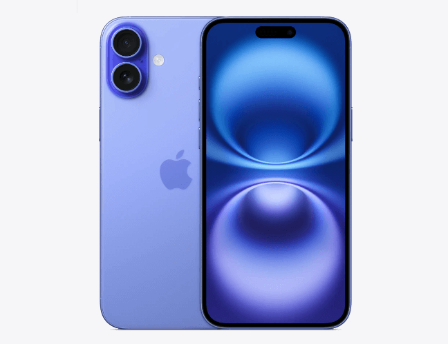 Blue iPhone 16 Plus