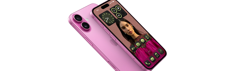 Pink iPhone 16 Plus