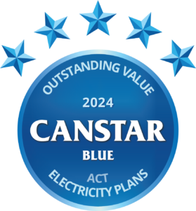 Outstanding Value Award 2024 - ACT Electricity Plans 