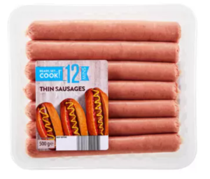 Aldi Beef Sausages